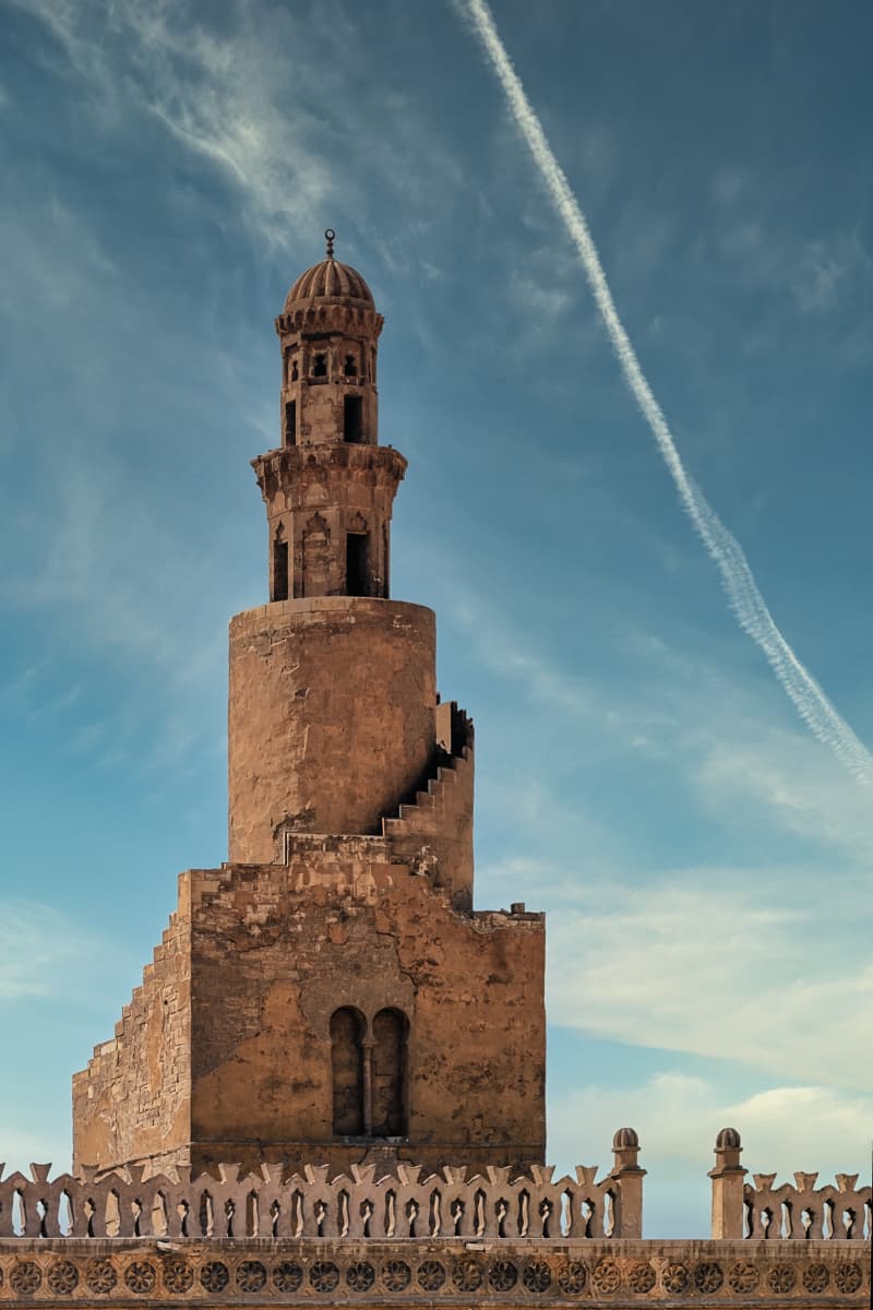 Portrait photograph from Cairo, Egypt featuring historic scenery